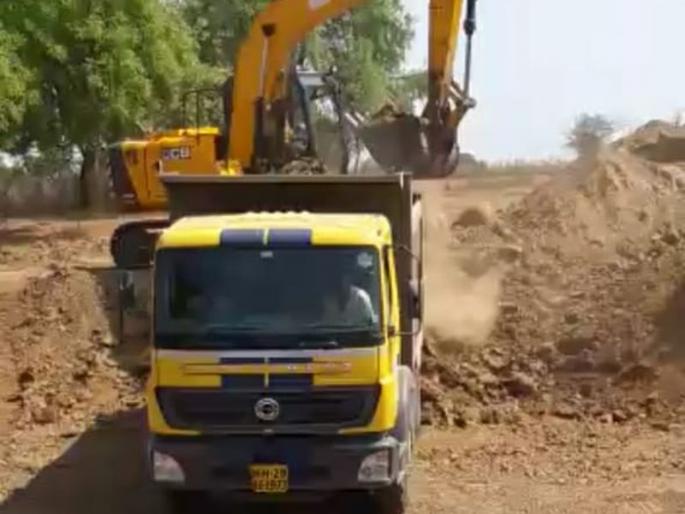 Illegal mining of secondary minerals; 14.15 crore fine! | गौण खनिजाचे अवैध उत्खनन; १४.१५ कोटींचा दंड !