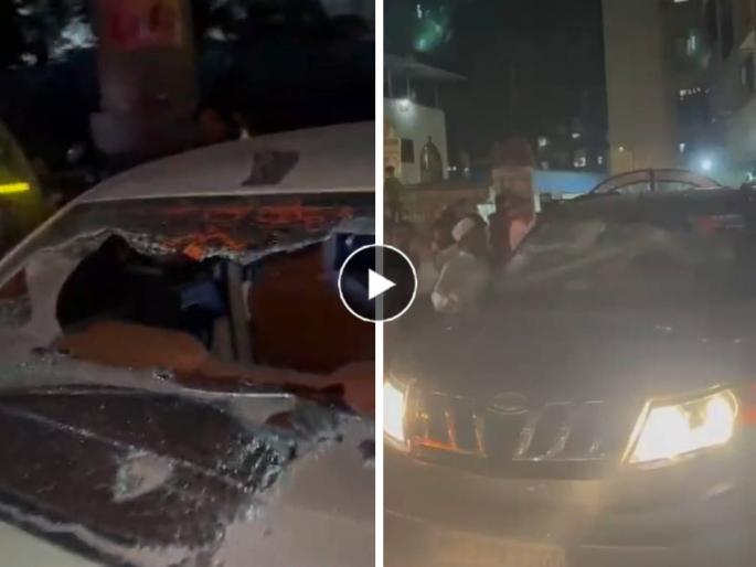 Mira road hindu shobha sanatan yatra attack cars attacked flags torn tension arises in muslim area | मीरा रोडमध्ये सनातन यात्रेवर हल्ला; ध्वज फाडले, वाहने फोडली; परिसरात तणावाची परिस्थिती Mira road hindu shobha sanatan yatra attack cars attacked flags torn tension arises in muslim area | मीरा रोडमध्ये सनातन यात्रेवर हल्ला; ध्वज फाडले, वाहने फोडली; परिसरात तणावाची परिस्थिती