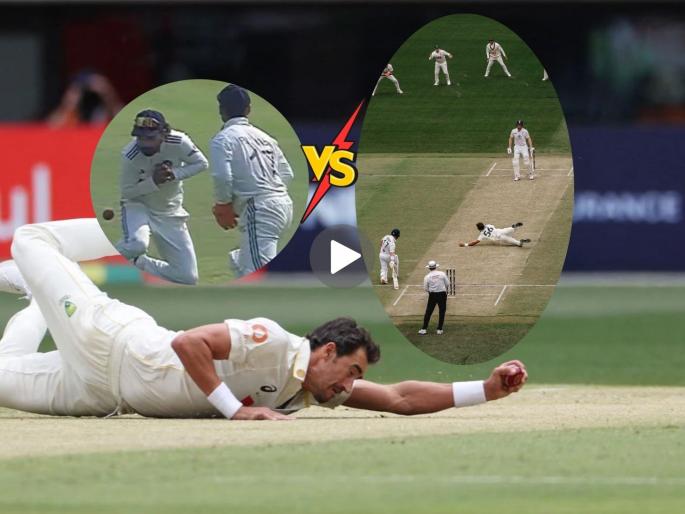 ENG vs AUS Ashes 1st Test Mitchell Starc Took A Flying Catch With One Hand Zak Crawley Pair A Duck In Perth Test KL Rahul Troll | VIDEO : तिकडं स्टार्कचा अप्रतिम फ्लाइंग कॅच; इकडं नेटकऱ्यांनी KL राहुलची उडवली खिल्ली; कारण...