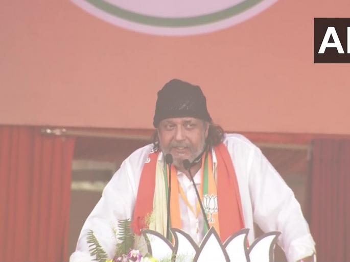 Mithun Chakraborty became aggressive after joining BJP | "मी कोब्रा... एक दंश झाला तरी फोटो बनाल," भाजप प्रवेशानंतर मिथुन चक्रवर्ती झाले आक्रमक Mithun Chakraborty became aggressive after joining BJP | "मी कोब्रा... एक दंश झाला तरी फोटो बनाल," भाजप प्रवेशानंतर मिथुन चक्रवर्ती झाले आक्रमक