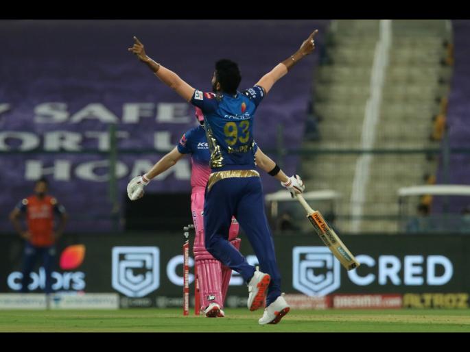 MI vs RR Latest News : Mumbai Indians won by 57 runs, three win in a row take MI on top position in IPL 2020 Point Table | MI vs RR Latest News : मुंबई इंडियन्स पाच वर्षांनंतर मिळवला राजस्थान रॉयल्सवर विजय; दणक्यात साजरी केली हॅटट्रिक