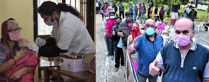 around 3 thousand get jabbed with booster dose for covid-19 on day 1 in nagpur | 'बूस्टर'साठी ज्येष्ठांसह हेल्थ वर्कर्स 'फ्रंटलाईन'वर!