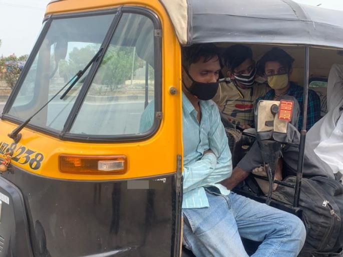 If the passenger does not wear a mask, the driver will also be fined | प्रवाशाने मास्क न लावल्यास वाहनचालकालाही दंड If the passenger does not wear a mask, the driver will also be fined | प्रवाशाने मास्क न लावल्यास वाहनचालकालाही दंड