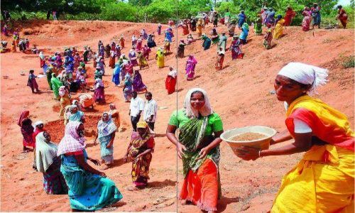 2.26 lakh laborers, 361 crore funds for employment guarantee | रोजगार हमीवर २.२६ लाख मजूर, ३६१ कोटींचा निधी    2.26 lakh laborers, 361 crore funds for employment guarantee | रोजगार हमीवर २.२६ लाख मजूर, ३६१ कोटींचा निधी