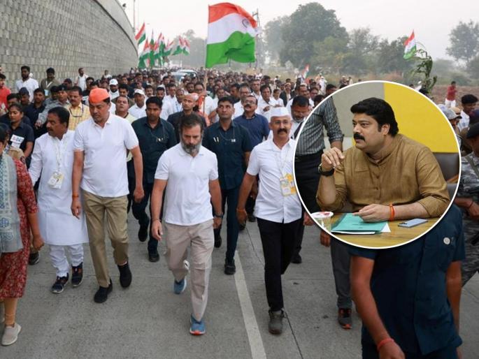 MNS MLA Raju Patil has criticized Bharat Jodo Yatra along with Rahul Gandhi saying that insulting freedom hero Savarkar is an insult to India | 'भारत जोडो' हे तर दाखवायचे दात, मनसेची राहुल गांधींवर टीका; 'राष्ट्रीय पप्पू' असा उल्लेख! MNS MLA Raju Patil has criticized Bharat Jodo Yatra along with Rahul Gandhi saying that insulting freedom hero Savarkar is an insult to India | 'भारत जोडो' हे तर दाखवायचे दात, मनसेची राहुल गांधींवर टीका; 'राष्ट्रीय पप्पू' असा उल्लेख!