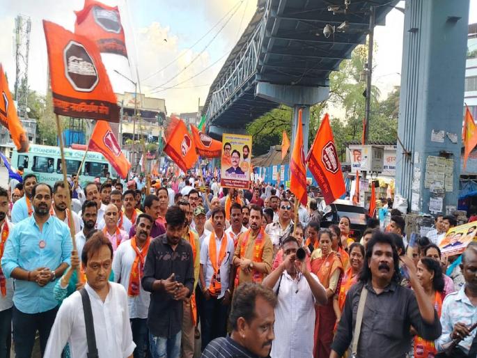 MNS campaigned for Rabindra Waikar in North West | उत्तर पश्चिममध्ये रवींद्र वायकर यांच्या प्रचारात उतरली मनसे MNS campaigned for Rabindra Waikar in North West | उत्तर पश्चिममध्ये रवींद्र वायकर यांच्या प्रचारात उतरली मनसे