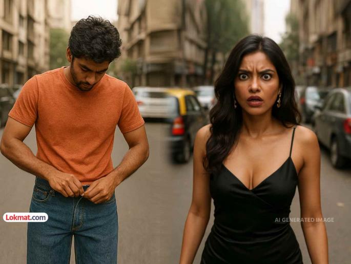 young man with a package of 14 lakhs suddenly stood in front of a model on the street, unzipped his pants and mastebuted later arrested by police | १४ लाखांचं पॅकेज असलेला तरुण भररस्त्यात मॉडेलसमोर अचानक उभा राहिला, पॅन्टची चेन उघडली अन्...