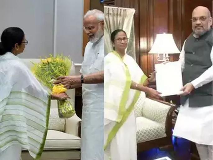 Yesterday PM Narendra Modi, Today Amit Shah; Mamata Banerjee First Visit After Lok Sabha Elections! | काल मोदी, आज शाह; लोकसभा निवडणुकीनंतर दीदींची पहिलीच भेट! Yesterday PM Narendra Modi, Today Amit Shah; Mamata Banerjee First Visit After Lok Sabha Elections! | काल मोदी, आज शाह; लोकसभा निवडणुकीनंतर दीदींची पहिलीच भेट!