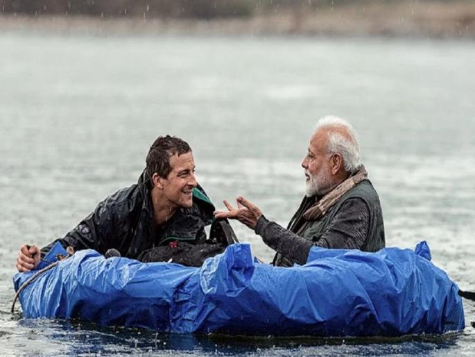 ... so bare greels understood my conversation in Hindi; Modi reveals | ...म्हणून बेअर ग्रिल्सला माझे हिंदीतील संभाषण समजले; मोदींनी केला खुलासा ... so bare greels understood my conversation in Hindi; Modi reveals | ...म्हणून बेअर ग्रिल्सला माझे हिंदीतील संभाषण समजले; मोदींनी केला खुलासा