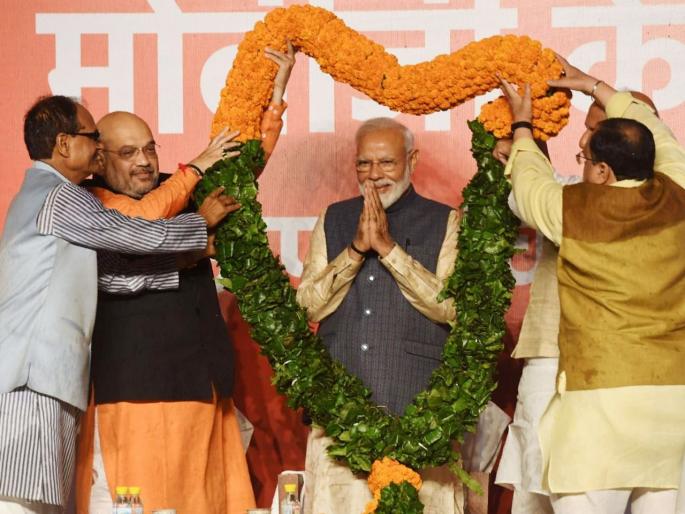 Lok Sabha election results 2019 No issue no candidate only pm modi in election campaign | लोकसभा निवडणूक निकाल 2019: ना मुद्दे ना उमेदवार, केवळ मोदीच Lok Sabha election results 2019 No issue no candidate only pm modi in election campaign | लोकसभा निवडणूक निकाल 2019: ना मुद्दे ना उमेदवार, केवळ मोदीच