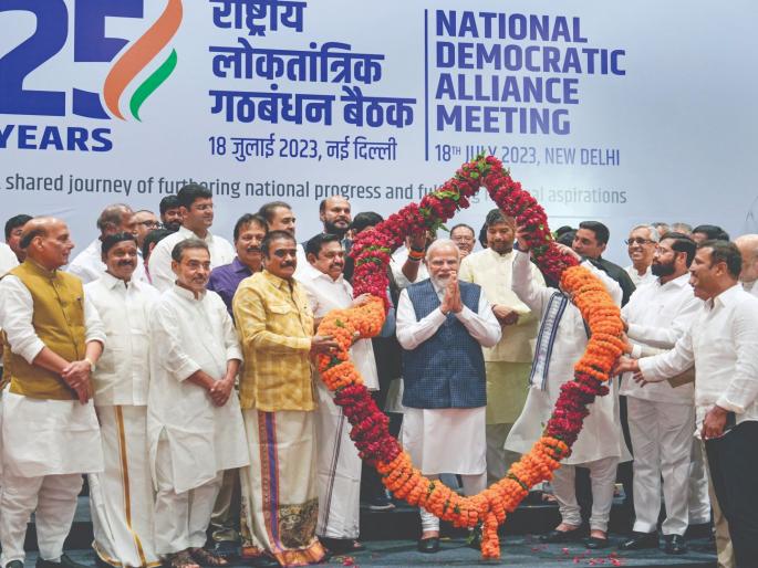 BJP bends NDA friends, Congress bends itself for frend parties | भाजप मित्रांना वाकवतो, काँग्रेस स्वत: वाकते! BJP bends NDA friends, Congress bends itself for frend parties | भाजप मित्रांना वाकवतो, काँग्रेस स्वत: वाकते!