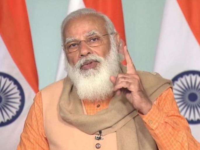 pm narendra modi criticize previous government budget 2021 said we have not implemented new tax | पंतप्रधान मोदी म्हणाले, "यापूर्वी अर्थसंकल्प मतांची बॅलन्स शीट होती, सरकारनं कोणताही नवा कर लावला नाही" pm narendra modi criticize previous government budget 2021 said we have not implemented new tax | पंतप्रधान मोदी म्हणाले, "यापूर्वी अर्थसंकल्प मतांची बॅलन्स शीट होती, सरकारनं कोणताही नवा कर लावला नाही"