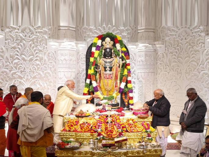 pm narendra modi reaction over what exactly feeling after took darshan of ram lalla very first time in ram mandir ayodhya | “असे वाटले की रामलला मलाच पाहात आहेत”; PM मोदींनी सांगितला राम मंदिरातील अद्भूत किस्सा pm narendra modi reaction over what exactly feeling after took darshan of ram lalla very first time in ram mandir ayodhya | “असे वाटले की रामलला मलाच पाहात आहेत”; PM मोदींनी सांगितला राम मंदिरातील अद्भूत किस्सा
