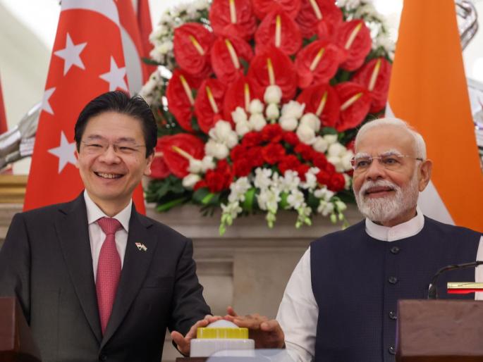 Some states will also have important partnerships in India-Singapore trade relations: PM Modi | भारत-सिंगापूर व्यापारी संबंधांत काही राज्यांचीही असेल महत्त्वाची भागीदारी - पंतप्रधान मोदी Some states will also have important partnerships in India-Singapore trade relations: PM Modi | भारत-सिंगापूर व्यापारी संबंधांत काही राज्यांचीही असेल महत्त्वाची भागीदारी - पंतप्रधान मोदी
