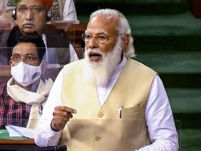 No market has been closed in the country due to new agricultural laws says pm modi | नव्या कृषी कायद्यांमुळे देशात एकही मंडई बंद झालेली नाही- पंतप्रधान मोदी No market has been closed in the country due to new agricultural laws says pm modi | नव्या कृषी कायद्यांमुळे देशात एकही मंडई बंद झालेली नाही- पंतप्रधान मोदी