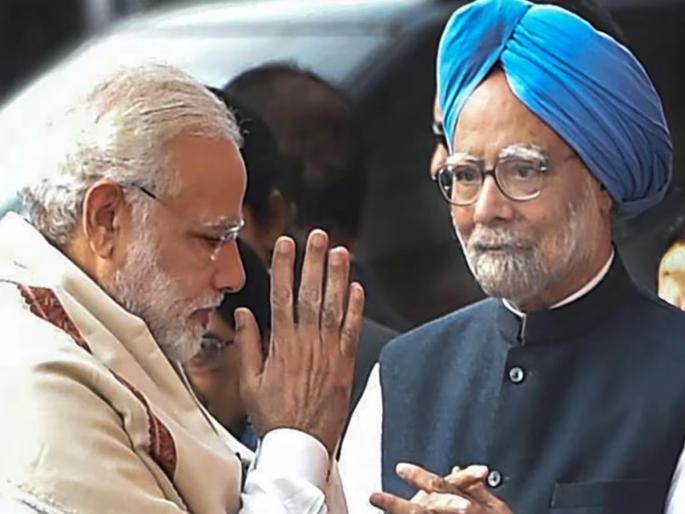 Narendra Modi called Manmohan Singh and sought his blessings | मनमोहन सिंग यांना फोन करुन मोदींनी घेतले आशीर्वाद