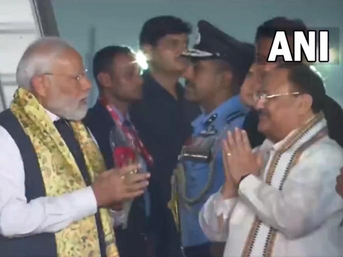 'What is going on in the country?' As soon as he landed at the airport, PM Narendra Modi asked Nadda, all the seven MPs of Delhi welcomed him | 'देशात काय सुरु आहे?' विमानतळावर उतरताच मोदींचा नड्डांना सवाल, दिल्लीचे सातही खासदार स्वागताला 'What is going on in the country?' As soon as he landed at the airport, PM Narendra Modi asked Nadda, all the seven MPs of Delhi welcomed him | 'देशात काय सुरु आहे?' विमानतळावर उतरताच मोदींचा नड्डांना सवाल, दिल्लीचे सातही खासदार स्वागताला