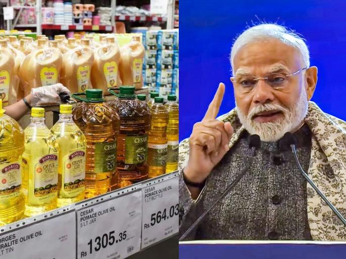 Use 10% less cooking oil, Prime Minister gives health advice to citizens on obesity | खाद्यतेल १०% कमी वापरा, पंतप्रधानांनी लठ्ठपणावर नागरिकांना दिला आरोग्यमंत्र  Use 10% less cooking oil, Prime Minister gives health advice to citizens on obesity | खाद्यतेल १०% कमी वापरा, पंतप्रधानांनी लठ्ठपणावर नागरिकांना दिला आरोग्यमंत्र