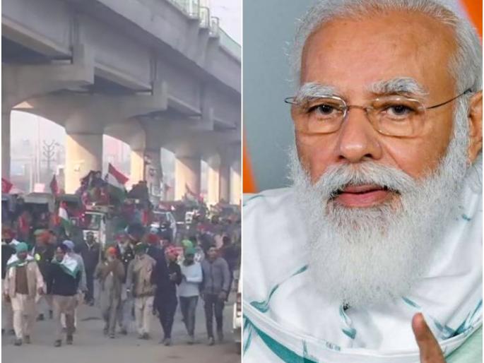 shiv sena saamna editorial criticize modi government over farmers protest delhi india china standoff | केंद्रातील सरकारनं एक पाऊल मागे घेतलं असतं तर आज राजधानीत...; शिवसेनेचा निशाणा