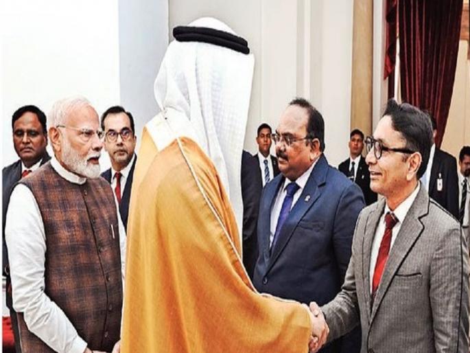 Rishi Darda of 'Lokmat' along with 25 dignitaries attended the banquet of the crown princes of Abu Dhabi. | ‘लोकमत’चे ऋषी दर्डा यांच्यासह २५ मान्यवर अबुधाबीच्या युवराजांच्या मेजवानीत सहभागी Rishi Darda of 'Lokmat' along with 25 dignitaries attended the banquet of the crown princes of Abu Dhabi. | ‘लोकमत’चे ऋषी दर्डा यांच्यासह २५ मान्यवर अबुधाबीच्या युवराजांच्या मेजवानीत सहभागी