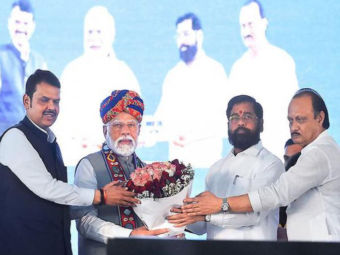 Modi's salute to Maharashtra! But what about the BJP's share, where the allies claim | मोदींची महाराष्ट्रवंदना! पण भाजपच्या वाट्याला काय, जिथे आले त्यावर मित्रपक्षांचा दावा Modi's salute to Maharashtra! But what about the BJP's share, where the allies claim | मोदींची महाराष्ट्रवंदना! पण भाजपच्या वाट्याला काय, जिथे आले त्यावर मित्रपक्षांचा दावा