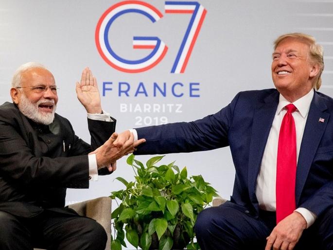 Trump Backs Off on Kashmir Mediation, Says India-Pakistan Can Sort Issue Out Bilaterally | काश्मीरप्रश्नी मध्यस्थीची गरज नाही; ट्रम्प यांच्यासमोरच मोदींनी पाकला ठणकावलं Trump Backs Off on Kashmir Mediation, Says India-Pakistan Can Sort Issue Out Bilaterally | काश्मीरप्रश्नी मध्यस्थीची गरज नाही; ट्रम्प यांच्यासमोरच मोदींनी पाकला ठणकावलं