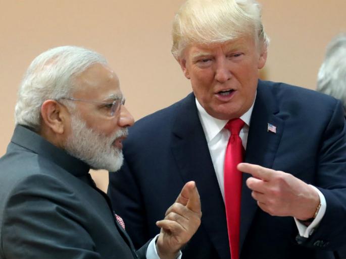 trump warn india about trade war on the eve of Modi-Trump meet | डोनाल्ड ट्रम्प यांची मोदीभेटीच्या पूर्वसंध्येलाच भारतासोबत व्यापार युद्धाची धमकी trump warn india about trade war on the eve of Modi-Trump meet | डोनाल्ड ट्रम्प यांची मोदीभेटीच्या पूर्वसंध्येलाच भारतासोबत व्यापार युद्धाची धमकी