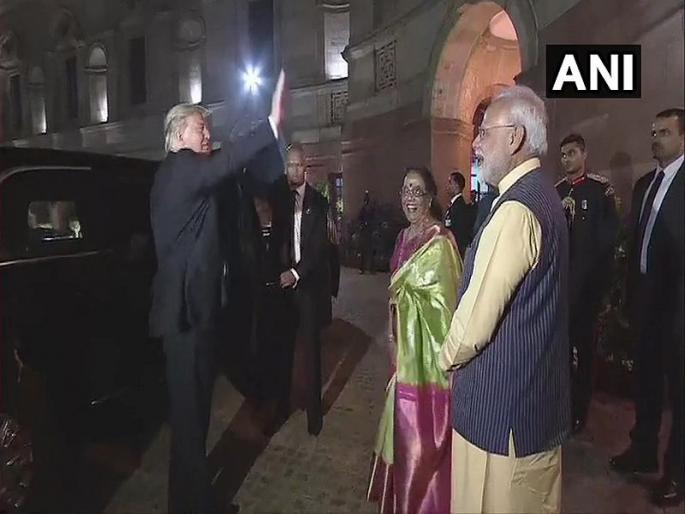 Donald Trump Visit: Second day of US President Donald Trump's India Visit, donald trump news | Donald Trump Visit Live: भारताचा दौरा आटोपून डोनाल्ड ट्रम्प कुटुंबीयांसह अमेरिकेसाठी रवाना Donald Trump Visit: Second day of US President Donald Trump's India Visit, donald trump news | Donald Trump Visit Live: भारताचा दौरा आटोपून डोनाल्ड ट्रम्प कुटुंबीयांसह अमेरिकेसाठी रवाना