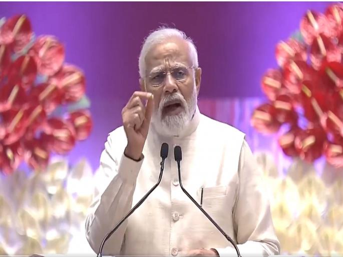 Monsoon Session Of Parliament: "Ghamandi Aghadi", PM Modi's criticism of the opposition from the BJP meeting | "घमंडी आघाडी...", भाजपच्या बैठकीतून पीएम मोदींचे विरोधकांवर टीकास्त्र Monsoon Session Of Parliament: "Ghamandi Aghadi", PM Modi's criticism of the opposition from the BJP meeting | "घमंडी आघाडी...", भाजपच्या बैठकीतून पीएम मोदींचे विरोधकांवर टीकास्त्र