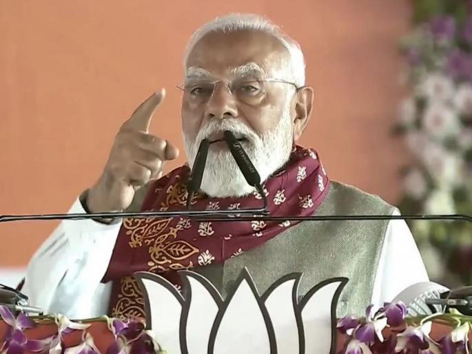 Winds of change in Bengal, TMC's jungleraj will end..; Prime Minister Modi's criticism | पश्चिम बंगालमध्ये बदलाचे वारे, तृणमूलचे जंगलराज लवकरच संपणार..; पंतप्रधान मोदींचे टीकास्त्र Winds of change in Bengal, TMC's jungleraj will end..; Prime Minister Modi's criticism | पश्चिम बंगालमध्ये बदलाचे वारे, तृणमूलचे जंगलराज लवकरच संपणार..; पंतप्रधान मोदींचे टीकास्त्र