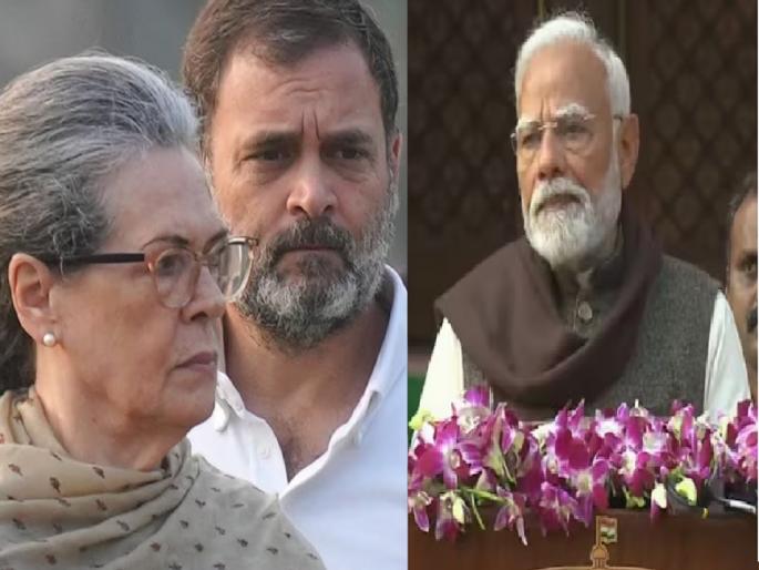 'Congress insulted the President Draupadi Murmu', PM Modi attacks Sonia Gandhi's 'poor lady' remark | 'काँग्रेसने राष्ट्रपतींचा अपमान केला', सोनिया-राहुल यांच्या 'त्या' वक्तव्यावर पीएम मोदींचे टीकास्त्र 'Congress insulted the President Draupadi Murmu', PM Modi attacks Sonia Gandhi's 'poor lady' remark | 'काँग्रेसने राष्ट्रपतींचा अपमान केला', सोनिया-राहुल यांच्या 'त्या' वक्तव्यावर पीएम मोदींचे टीकास्त्र