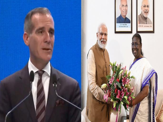 Eric Garcetti, US Ambassador to India says 'Dreams become reality every day in India" | "भारतात दररोज स्वप्ने सत्यात उतरतात; चहा विकणारा पंतप्रधान अन् शिक्षिका राष्ट्रपती बनते" Eric Garcetti, US Ambassador to India says 'Dreams become reality every day in India" | "भारतात दररोज स्वप्ने सत्यात उतरतात; चहा विकणारा पंतप्रधान अन् शिक्षिका राष्ट्रपती बनते"