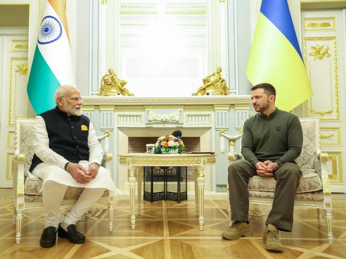 'India's role in the war was never neutral', PM Narendra Modi assured to Volodymyr Zelensky | 'युद्धात भारताची भूमिका कधीच तटस्थ नव्हती, आम्ही...', पीएम मोदींचे झेलेन्स्की यांना आश्वासन 'India's role in the war was never neutral', PM Narendra Modi assured to Volodymyr Zelensky | 'युद्धात भारताची भूमिका कधीच तटस्थ नव्हती, आम्ही...', पीएम मोदींचे झेलेन्स्की यांना आश्वासन