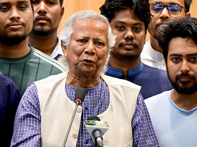 Bangladesh Mohammad Yunus's true colors were revealed; they will remove secularism socialism from constitution | मोहम्मद यूनुस यांचा बुरखा फाटला, खरा रंग समोर आला; आता बांगलादेशच्या संविधानातून 'धर्मनिरपेक्ष' शब्द हटणार! Bangladesh Mohammad Yunus's true colors were revealed; they will remove secularism socialism from constitution | मोहम्मद यूनुस यांचा बुरखा फाटला, खरा रंग समोर आला; आता बांगलादेशच्या संविधानातून 'धर्मनिरपेक्ष' शब्द हटणार!