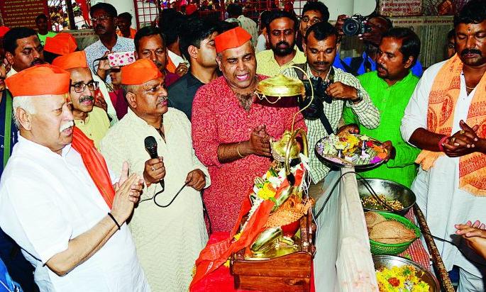 The Sangh's again tune of Ram Mandir | संघाचा पुन्हा राममंदिराचा सूर