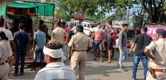 Stray animals seized: Mankapur police raid | मोकाट जनावरे ताब्यात : मानकापूर पोलिसांची धडक कारवाई Stray animals seized: Mankapur police raid | मोकाट जनावरे ताब्यात : मानकापूर पोलिसांची धडक कारवाई