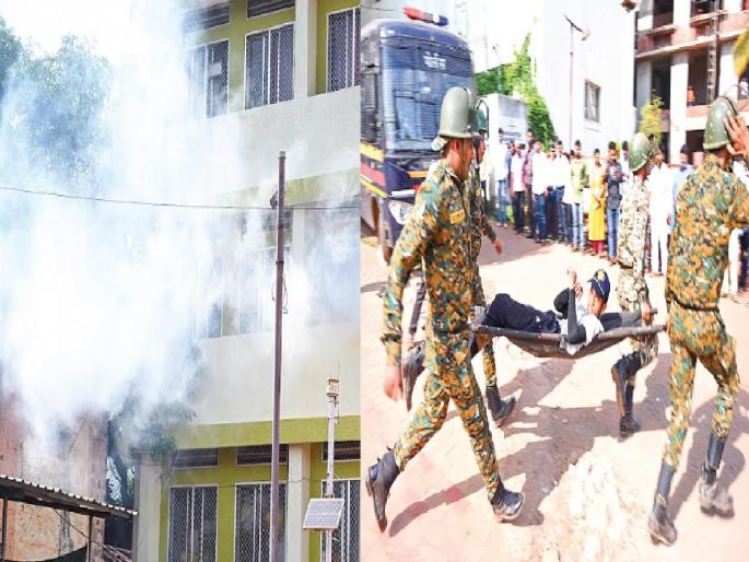 Mock drill conducted successfully by administration in Ratnagiri district without spreading any rumours | बॉम्ब फुटताच सायरन वाजला.. अन् सर्व यंत्रणा घटनास्थळी धावल्या; रत्नागिरीत मॉक ड्रील यशस्वी