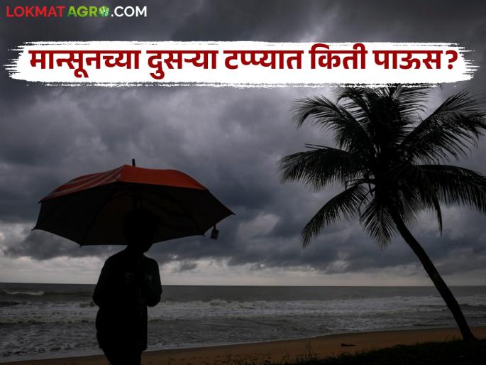 Forecast for the second phase of monsoon announced; How will the rains be? Read in detail | मान्सूनच्या दुसऱ्या टप्प्याचा अंदाज जाहीर; कसा राहणार पाऊस? वाचा सविस्तर