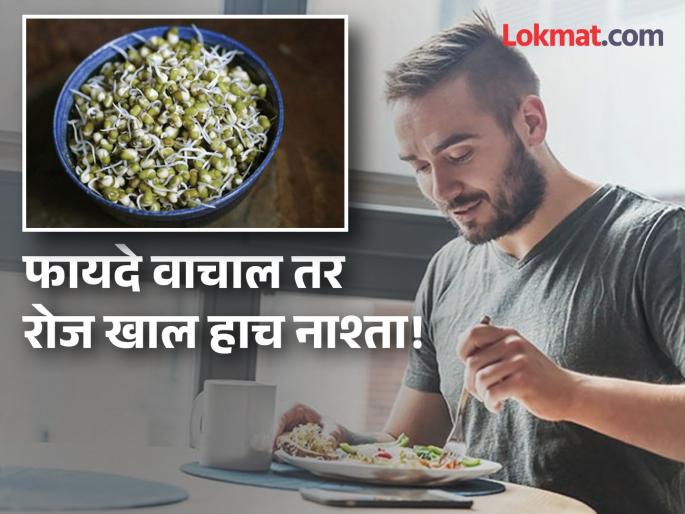 Health benefits of eating moong sprouts in breakfast | सकाळच्या नाश्त्यात 'या' एका गोष्टीचा करा समावेश, दिवसभर मिळेल एनर्जी अन् निरोगी रहाल!