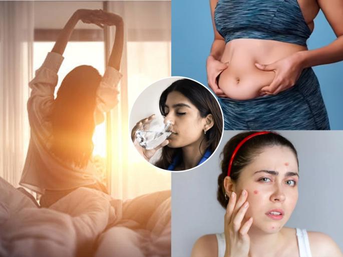 Best morning routine to reduce belly fat naturally Home remedies for glowing skin and flat stomach | पोटाचे टायर झाले? सकाळी उठल्यावर करा ' या' ५ गोष्टी, बेली फॅट होईल झरझर कमी- चेहराही चमकेल