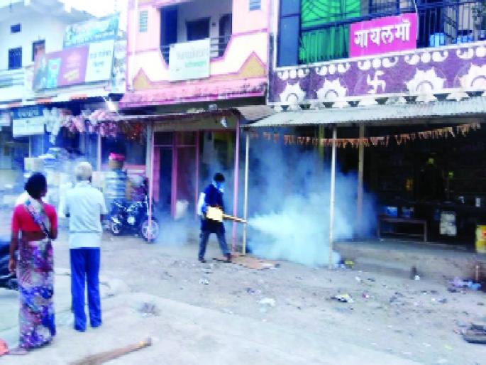 Campaign for the annihilation of mosquitoes | डासांच्या उच्चाटनासाठी उमरीत मोहीम Campaign for the annihilation of mosquitoes | डासांच्या उच्चाटनासाठी उमरीत मोहीम