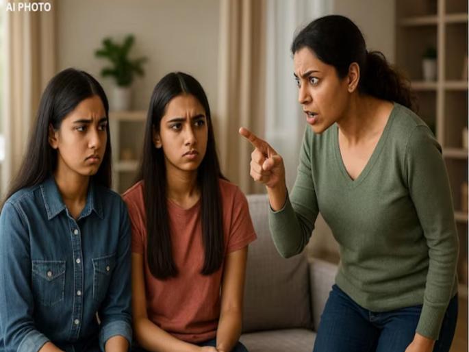 Two girls were brutally beaten by their mother for ordering food online in Ahmedabad | कंटाळा आला म्हणून मुलींनी मागवले ऑनलाइन जेवण; मद्यधुंद आईला राग अनावर, लेकींना बेदम मारहाण Two girls were brutally beaten by their mother for ordering food online in Ahmedabad | कंटाळा आला म्हणून मुलींनी मागवले ऑनलाइन जेवण; मद्यधुंद आईला राग अनावर, लेकींना बेदम मारहाण