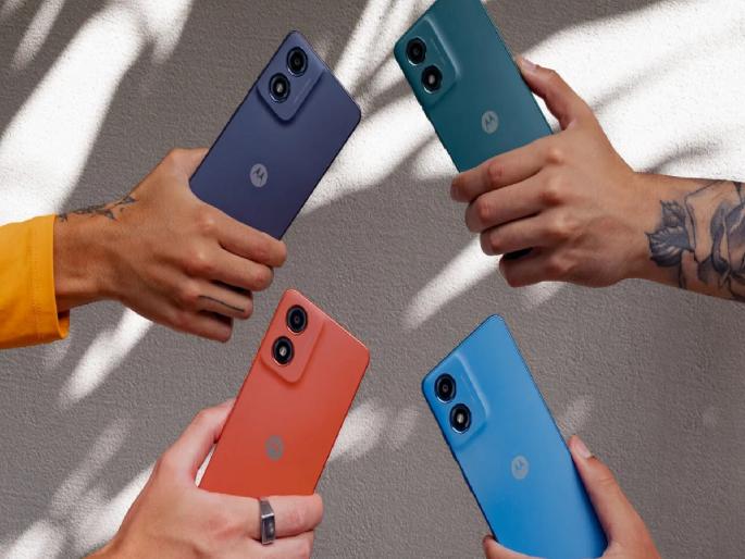 Moto G04s Price in India: Motorola launches affordable phone with 50MP camera, priced below 7 thousand | Motorola ने लॉन्च केला 50MP कॅमेरा असलेला स्वस्त फोन, किंमत 7 हजारांपेक्षा कमी Moto G04s Price in India: Motorola launches affordable phone with 50MP camera, priced below 7 thousand | Motorola ने लॉन्च केला 50MP कॅमेरा असलेला स्वस्त फोन, किंमत 7 हजारांपेक्षा कमी