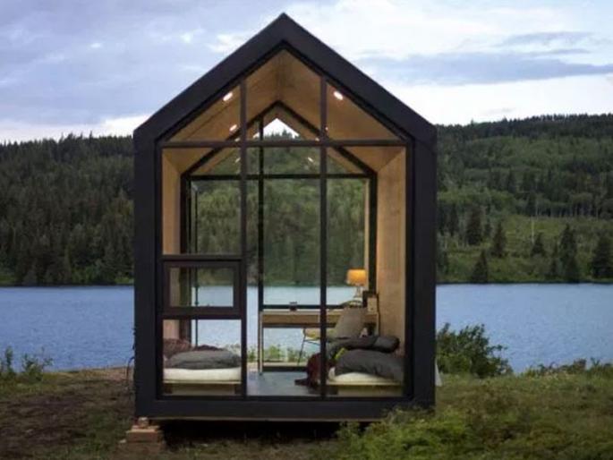 See pics of this tiny house you can take away with you | कुठेही घेऊन जाऊ शकाल अशा घरांचा ट्रेन्ड, जाणून घ्या किंमत!