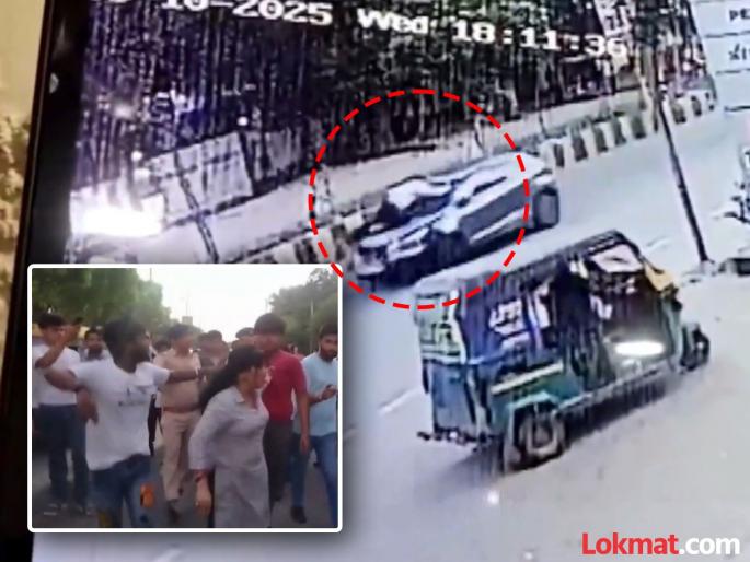 Hit and run in gwalior minor boy drove a car at high speed to avoid checking and hit 15 people | चेकिंग टाळण्यासाठी अल्पवयीन मुलाने भरधाव चालवली कार; १५ जणांना चिरडलं, १० वाहनांचे नुकसान Hit and run in gwalior minor boy drove a car at high speed to avoid checking and hit 15 people | चेकिंग टाळण्यासाठी अल्पवयीन मुलाने भरधाव चालवली कार; १५ जणांना चिरडलं, १० वाहनांचे नुकसान