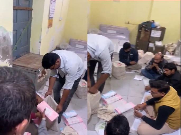 Madhya Pradesh Election 2023 fraud: Counting on December 3, postal ballot boxes opened today in Balaghat illeagly; Video posted by Congress | मध्य प्रदेश: मतमोजणी ३ डिसेंबरला, आजच उघडल्या गेल्या पोस्टल मतपेट्या; काँग्रेसने पोस्ट केला Video Madhya Pradesh Election 2023 fraud: Counting on December 3, postal ballot boxes opened today in Balaghat illeagly; Video posted by Congress | मध्य प्रदेश: मतमोजणी ३ डिसेंबरला, आजच उघडल्या गेल्या पोस्टल मतपेट्या; काँग्रेसने पोस्ट केला Video