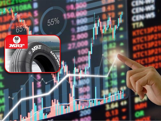 MRF Share Price became the first stock to cross the Rs 1 lakh mark share market bse nse investment profit | MRF Share Price : 'लाख मोलाचा शेअर', १ लाख रुपयांचा टप्पा पार करणारा MRF ठरला पहिला स्टॉक