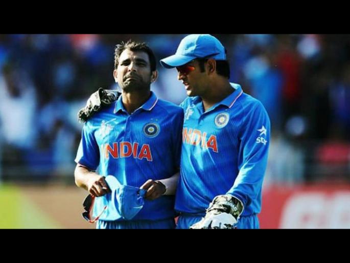 'Ye Bewakoof Kisi Aur Ko Banana’: Mohammed Shami Recalls How MS Dhoni Scolded Him svg | 'मला मूर्ख बनवू नकोस'; MS Dhoniनं भर मैदानात मोहम्मद शमीला सुनावलं होतं