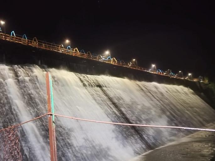 Good news! Ransai Dam finally overflows; The water worries of the people of Uran are solved | सुखद बातमी! रानसई धरण अखेर ओव्हर फ्लो; उरणकरांची चिंता मिटली Good news! Ransai Dam finally overflows; The water worries of the people of Uran are solved | सुखद बातमी! रानसई धरण अखेर ओव्हर फ्लो; उरणकरांची चिंता मिटली