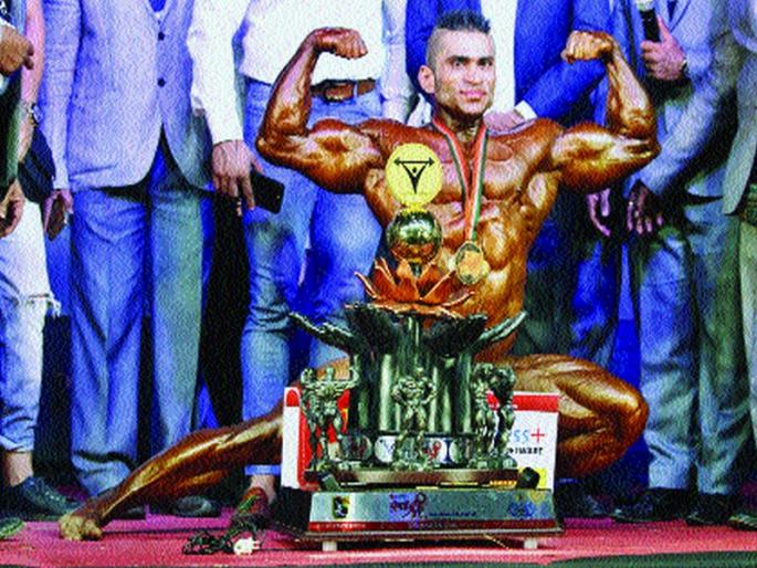 The book "Mumbai Shree" easily grabbed Anil | अनिल बिलावाने सहजपणे पटकावला ‘मुंबई श्री’ किताब